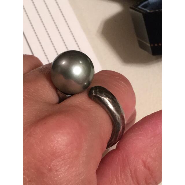 hum ハム ブラックパールリング 指輪 の通販 by 赤い金魚's shop hum ハム ブラックパールリング 指輪 の通販 by 赤い金魚's shop