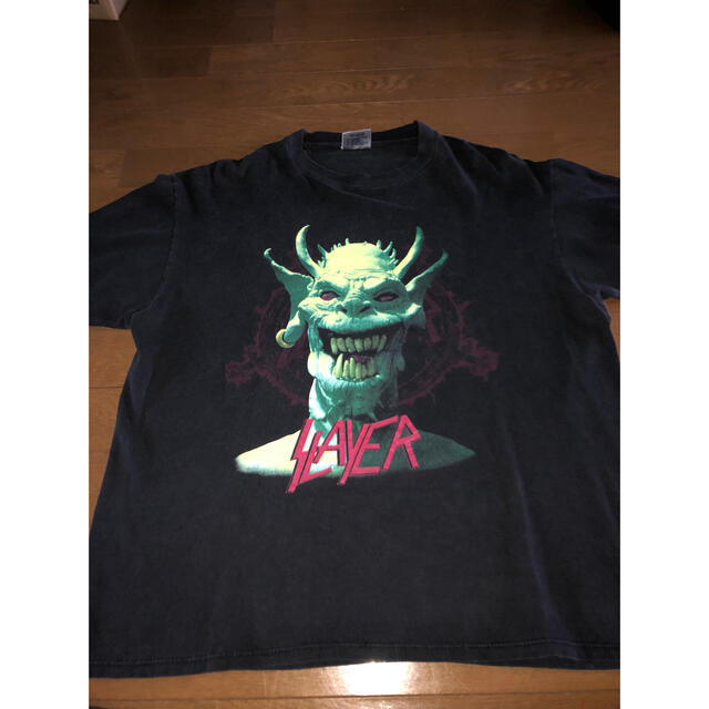 Slayer vintage tee 激レア 希少 XL  メンズのトップス(Tシャツ/カットソー(半袖/袖なし))の商品写真