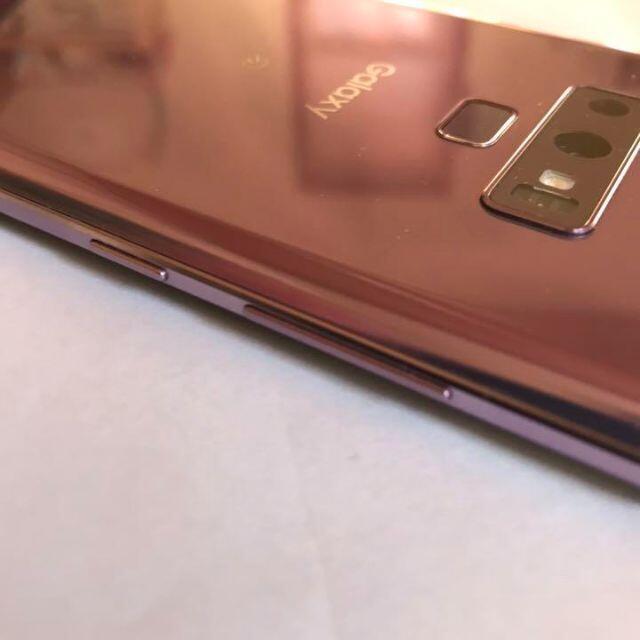 SAMSUNG(サムスン)の専用】GALAXY NOTE9 SCV40 ラベンダーパープル SIMフリー  スマホ/家電/カメラのスマートフォン/携帯電話(スマートフォン本体)の商品写真