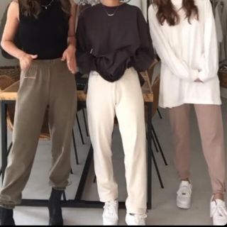 アリシアスタン(ALEXIA STAM)のsDraw String Hem Pants  アリシアスタン　スウェットパンツ(カジュアルパンツ)