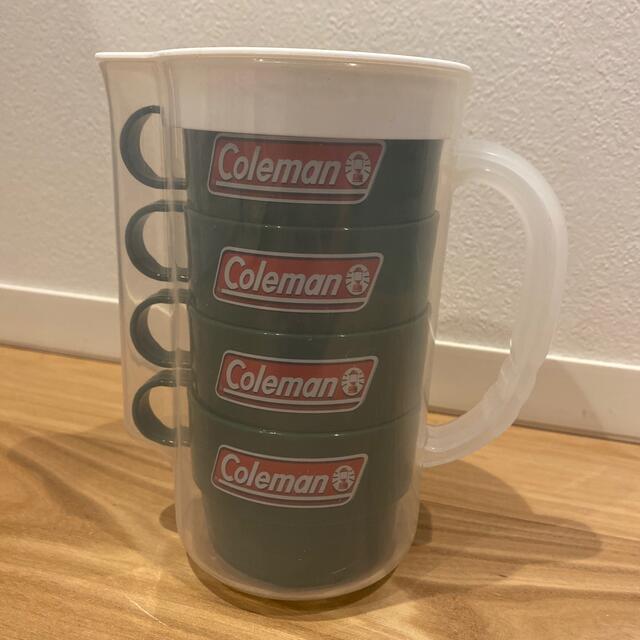 Coleman(コールマン)の【新品未使用】コールマン　プラ　カップ　セット インテリア/住まい/日用品のキッチン/食器(グラス/カップ)の商品写真