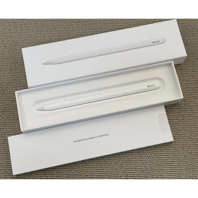スマホアクセサリー【美品、ペン先新品】Apple Pencil 第二世代