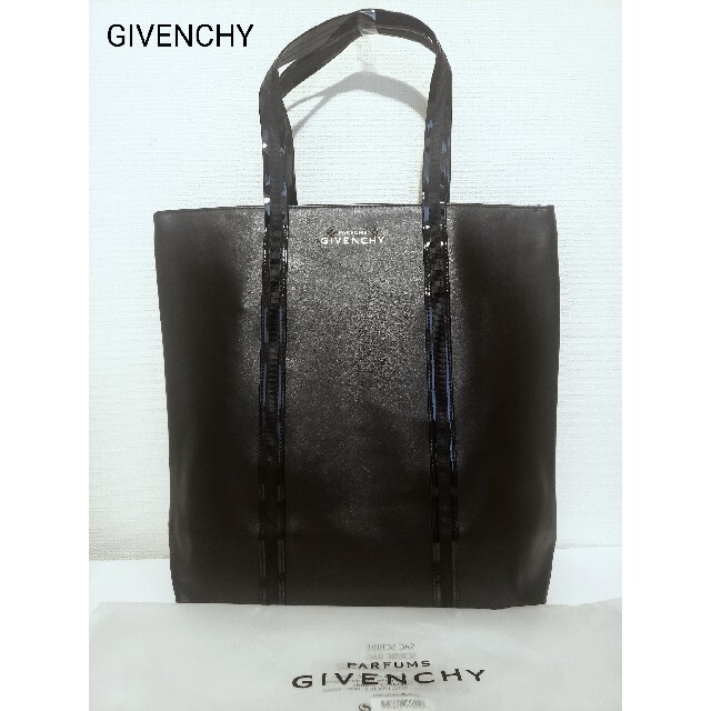 GIVENCHY(ジバンシィ)のジバンシー　GIVENCHY　トートバッグ　合皮　黒 レディースのバッグ(トートバッグ)の商品写真