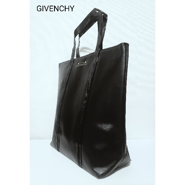 GIVENCHY(ジバンシィ)のジバンシー　GIVENCHY　トートバッグ　合皮　黒 レディースのバッグ(トートバッグ)の商品写真