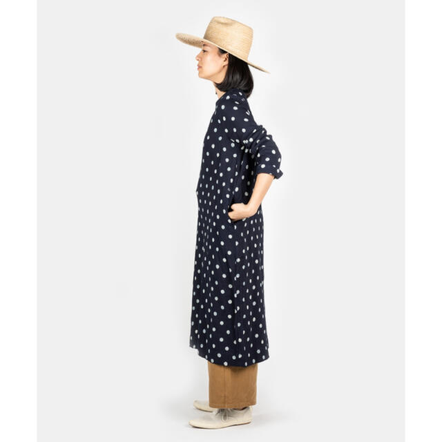 マッシモオスティMASSIMO OSTI ドット柄ロングワンピース