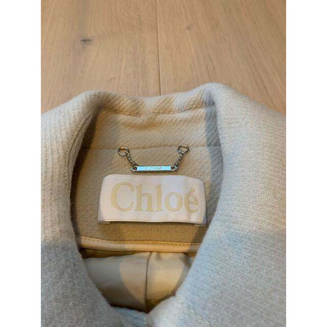 Chloe(クロエ)の美品⭐︎Chloe⭐︎クロエ グレージュコート34 レディースのジャケット/アウター(ロングコート)の商品写真