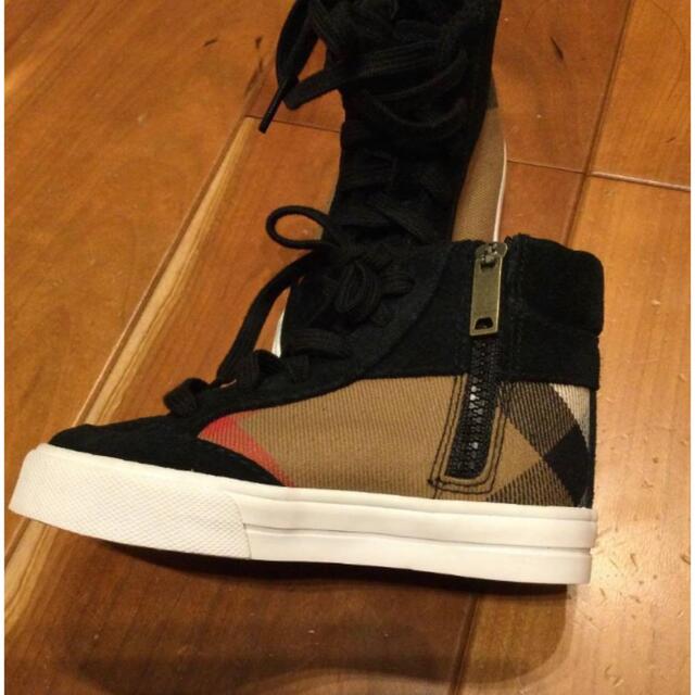 高評価通販 BURBERRY - Burberry バーバリー スニーカー ベビー キッズ