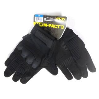 米軍メカニックスウェア M-Pact3 グローブ ナックルガード付きMブラック(手袋)