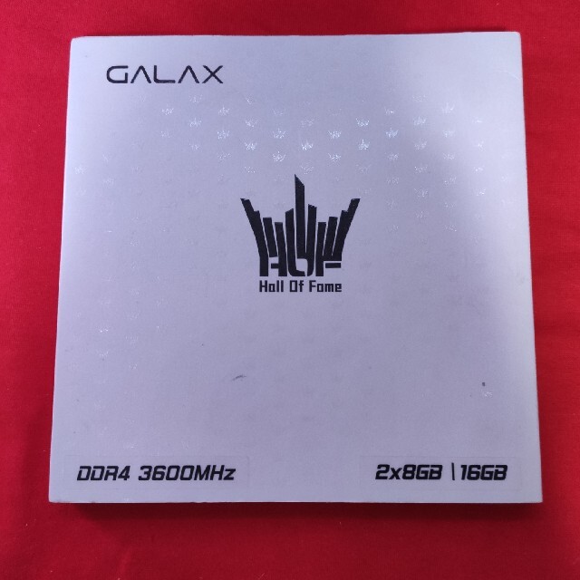 HOF(ホフ)のGALAX HOF DDR4 3600MHz 8GB×2 計16GB スマホ/家電/カメラのPC/タブレット(PCパーツ)の商品写真