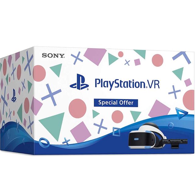 PlayStation VR(プレイステーションヴィーアール)のPlaystation vr 中古　カメラ同梱　vr world付き エンタメ/ホビーのゲームソフト/ゲーム機本体(家庭用ゲーム機本体)の商品写真