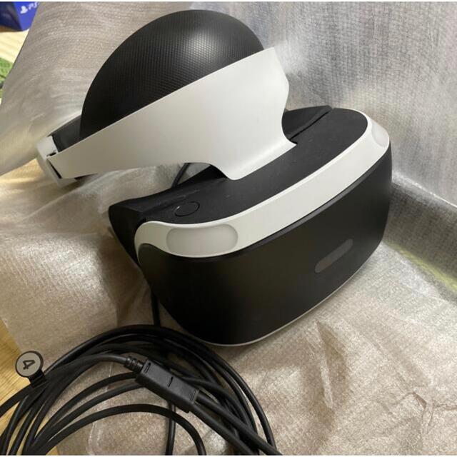PlayStation VR(プレイステーションヴィーアール)のPlaystation vr 中古　カメラ同梱　vr world付き エンタメ/ホビーのゲームソフト/ゲーム機本体(家庭用ゲーム機本体)の商品写真