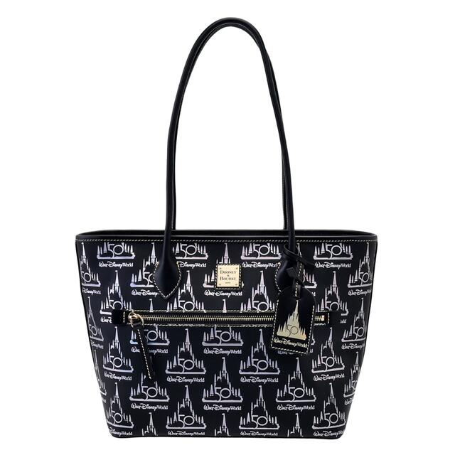 Dooney＆Bourke トートバッグ 黒 限定 WDW ロゴ フラッグシップ