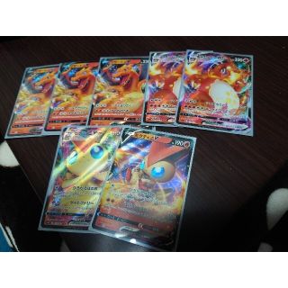 ポケモン(ポケモン)のポケモンカード　リザードンVMAX、V、ビクティニV セット(シングルカード)