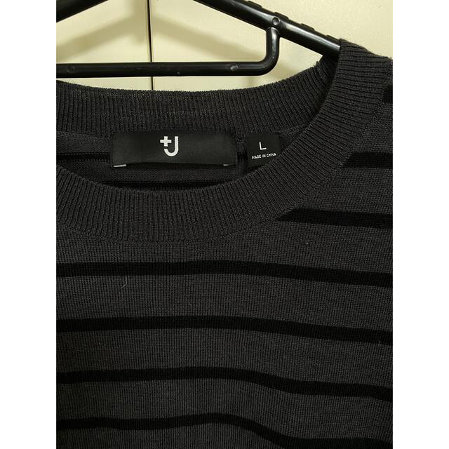 UNIQLO(ユニクロ)の【断捨離価格】UNIQLO +J ボーダー　ニット　セーター メンズのトップス(ニット/セーター)の商品写真