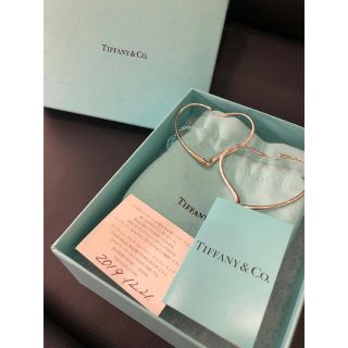 ティファニー(Tiffany & Co.)の綺麗！ティファニー オープンハート フープピアス Mサイズ エルサペレッティ (ピアス)