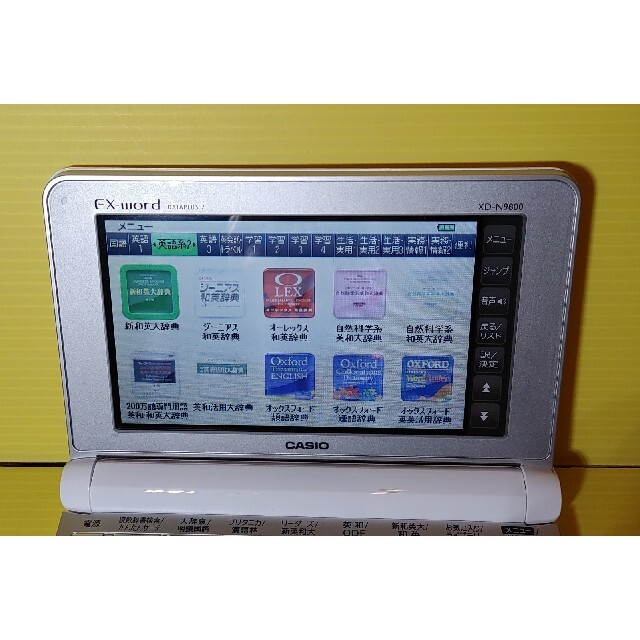 美品＊英語充実モデル 電子辞書 XD-N9800WE 付属品完備＊A24XD-N9800WEシリーズ