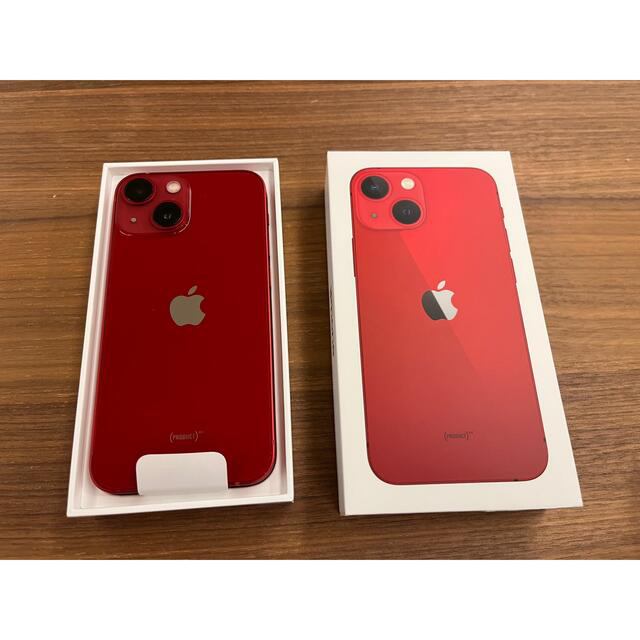 【ほぼ未使用品】iPhone 13 mini 128GB RED