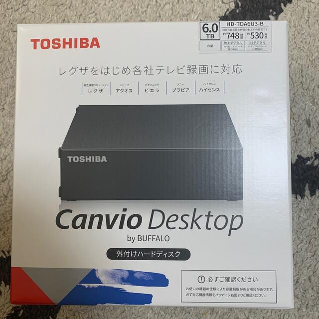 新品未使用　HD-TDA6U3-B 東芝  外付けハードディスク 6TB