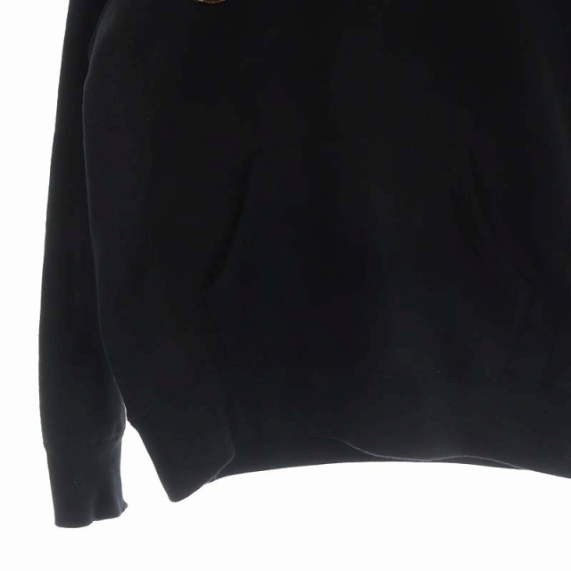 シュプリーム SUPREME スパンコールロゴパーカ S 黒 ゴールド