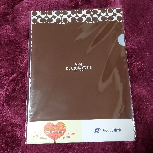 COACH(コーチ)のコーチ　ファイル　coach ファイル　3枚セット インテリア/住まい/日用品の文房具(ファイル/バインダー)の商品写真