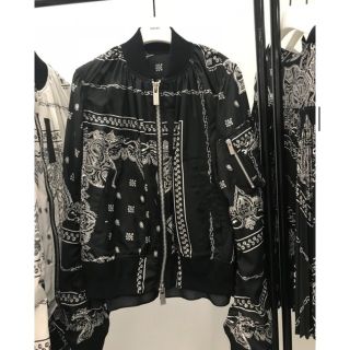 サカイ(sacai)のsacai 19SS/Bandana Print Bomber Jacket(ブルゾン)