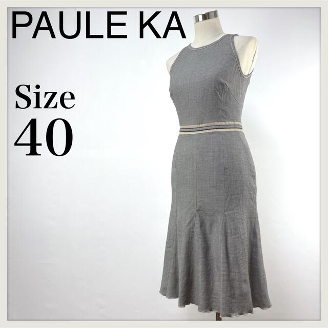 得価限定品 PAULE KA - PAULE KA/ポールカ/ワンピース/ノースリーブ ...