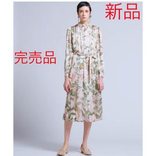 ソブ(Sov.)の新品♡Sov.♡花柄ワンピース 36 ※一部ホツレあり(ひざ丈ワンピース)