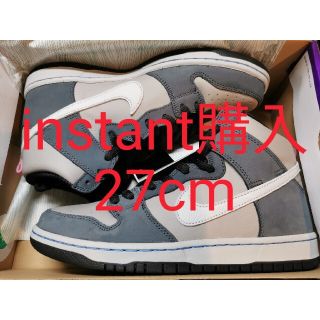 ナイキ(NIKE)のNike SB Dunk High Pro Medium Grey 27cm(スニーカー)