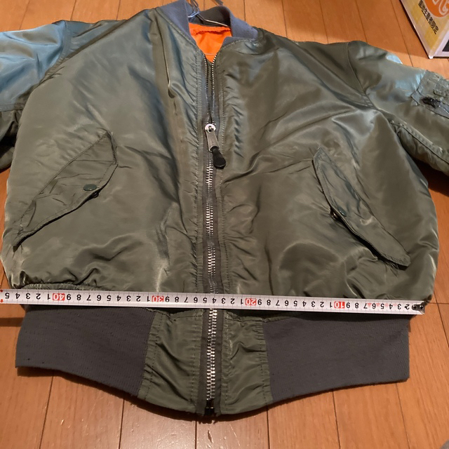 ALPHA INDUSTRIES(アルファインダストリーズ)の今日だけ値下げ。かなり昔のアルファのMA-1 メンズのジャケット/アウター(フライトジャケット)の商品写真