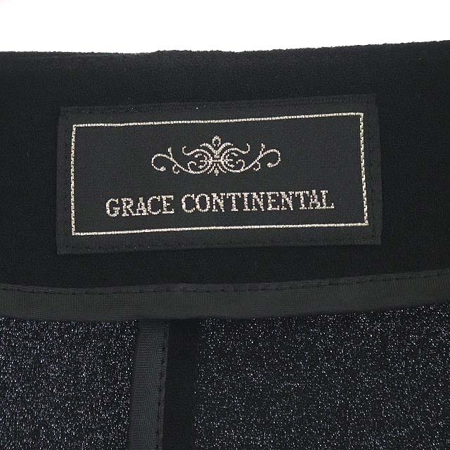 GRACE CONTINENTAL(グレースコンチネンタル)のグレースコンチネンタル GRACE CONTINENTAL ドルマンスリーブ 黒 レディースのジャケット/アウター(その他)の商品写真