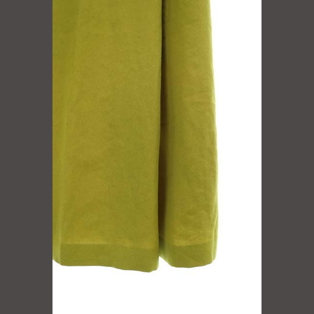 Noble(ノーブル)のノーブル NOBLE オーバータック ロングスリット タイトスカート 38 黄 レディースのスカート(ロングスカート)の商品写真