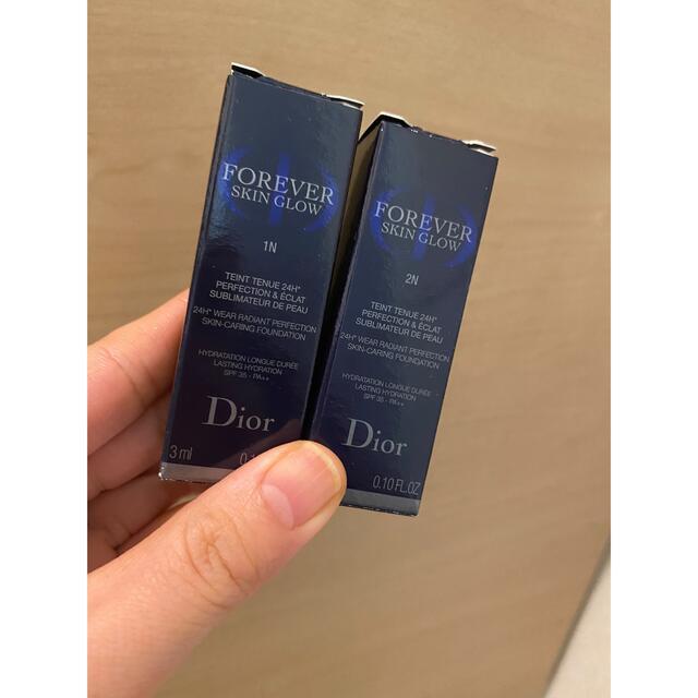 【新品】Dior FOREVER SKIN GLOW 1N サンプル付き