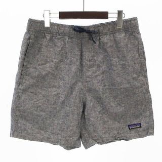 パタゴニア(patagonia)のパタゴニア バギーズ ショートパンツ シューツ ハーフ ロゴ グレー M ■SM(ショートパンツ)