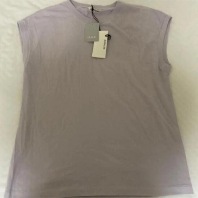 IENA(イエナ)のAURALEE/オーラリー SEAMLESS スリーブレスクルーネックTシャツ レディースのトップス(Tシャツ(半袖/袖なし))の商品写真