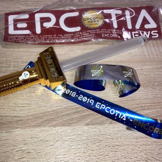 ニュース(NEWS)のNEWS EPCOTIA ENCORE ペンライト　(銀テ付)(アイドルグッズ)