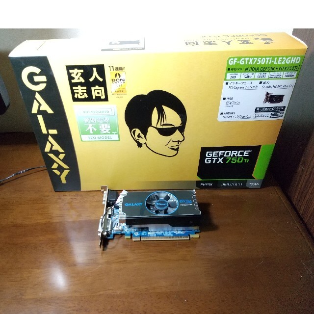 玄人志向 グラフィックボード GF-GTX750TI-LE2GHD