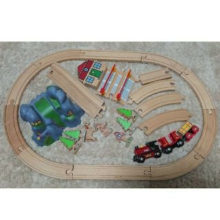 ブリオ(BRIO)のBrio レールセット&電動トーマス&互換レール(電車のおもちゃ/車)