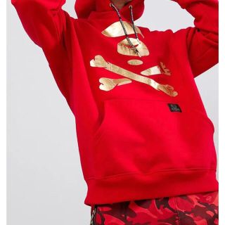 アベイシングエイプ(A BATHING APE)のAAPE BY BAPE HOODIE WITH BACK TAPING(パーカー)