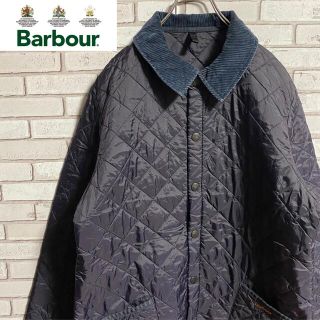 バーブァー(Barbour)の90s 古着 バブアー キルティングジャケット コーデュロイ トラッドスタイル(モッズコート)