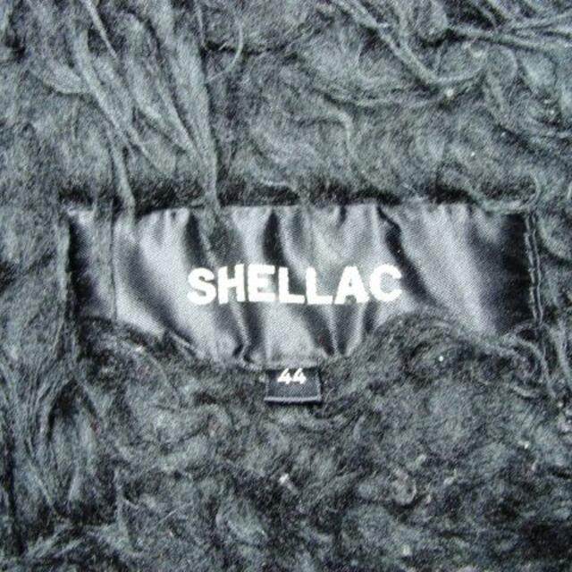 SHELLAC(シェラック)のSHELLACシェラックフェイクムートンレザーボアファーライダースブルゾンJK メンズのジャケット/アウター(ライダースジャケット)の商品写真