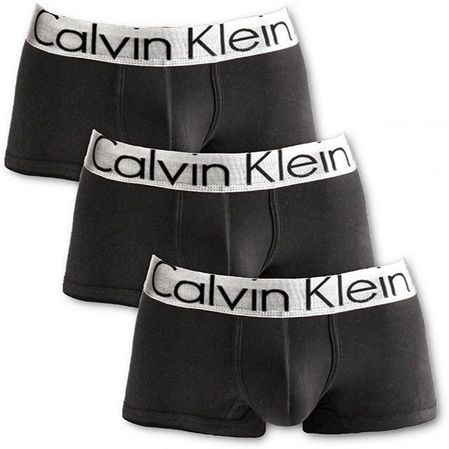 Calvin Klein(カルバンクライン)のカルバンクライン　ボクサーパンツセット　Mサイズ　黒3点 メンズのアンダーウェア(ボクサーパンツ)の商品写真