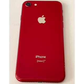 アイフォーン(iPhone)のiPhone8 64G RED SIMフリー　(スマートフォン本体)