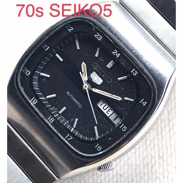 逆輸入 希少美品 SEIKOセイコー５ 1970's 自動巻きの通販 by パパ