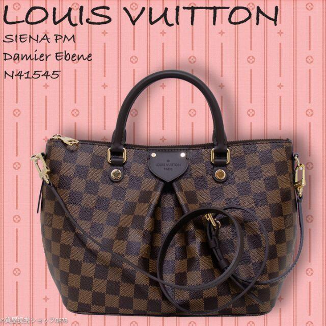 ルイ・ヴィトン・ダミエ LOUIS VUITTON エヴァ N55213 2Wayバッグ エベヌ / 350406