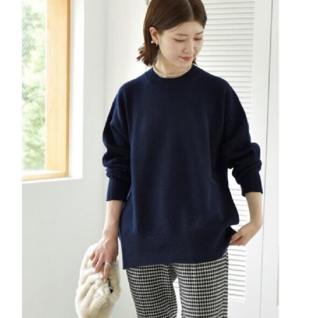 Spick & Span ウールカシミヤクループルオーバー - ニット/セーター