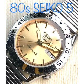 逆輸入 希少美品 SEIKOセイコー５ 1980’s 自動巻き