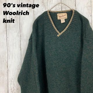 ウールリッチ(WOOLRICH)の【90's vintage】WOOLRICHウールリッチニットセーター秋冬男女M(ニット/セーター)