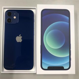 アイフォーン(iPhone)のiPhone 12 mini Blue 64GB 本体　新品(スマートフォン本体)