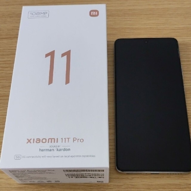 Xiaomi 11T Pro ブルー スマホ/家電/カメラのスマートフォン/携帯電話(スマートフォン本体)の商品写真