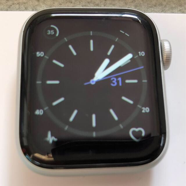 apple Watch series5 40mm シルバーアルミニウム GPS